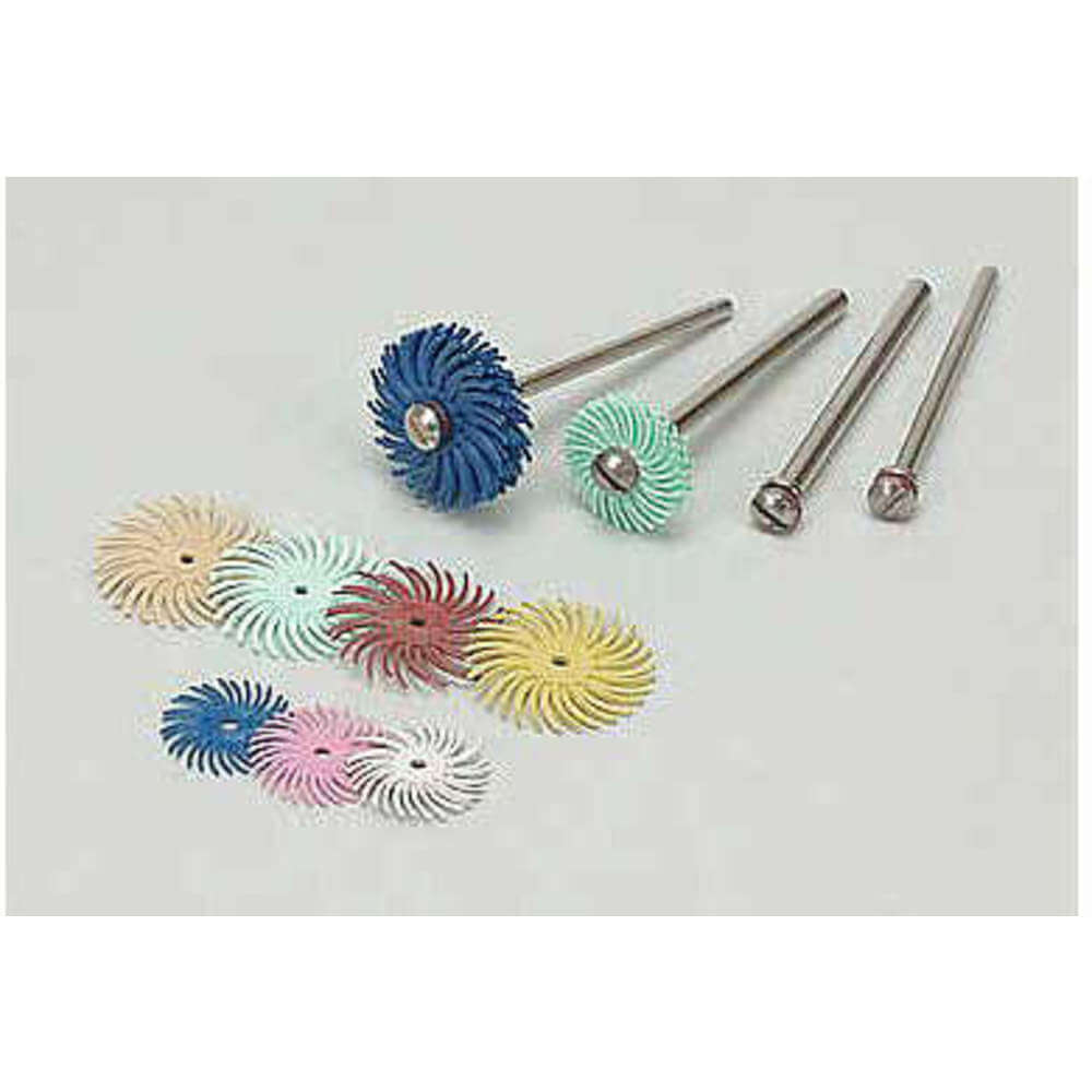 Radial Bristle Disc Tc 3/4in 1 Mic, 192PK