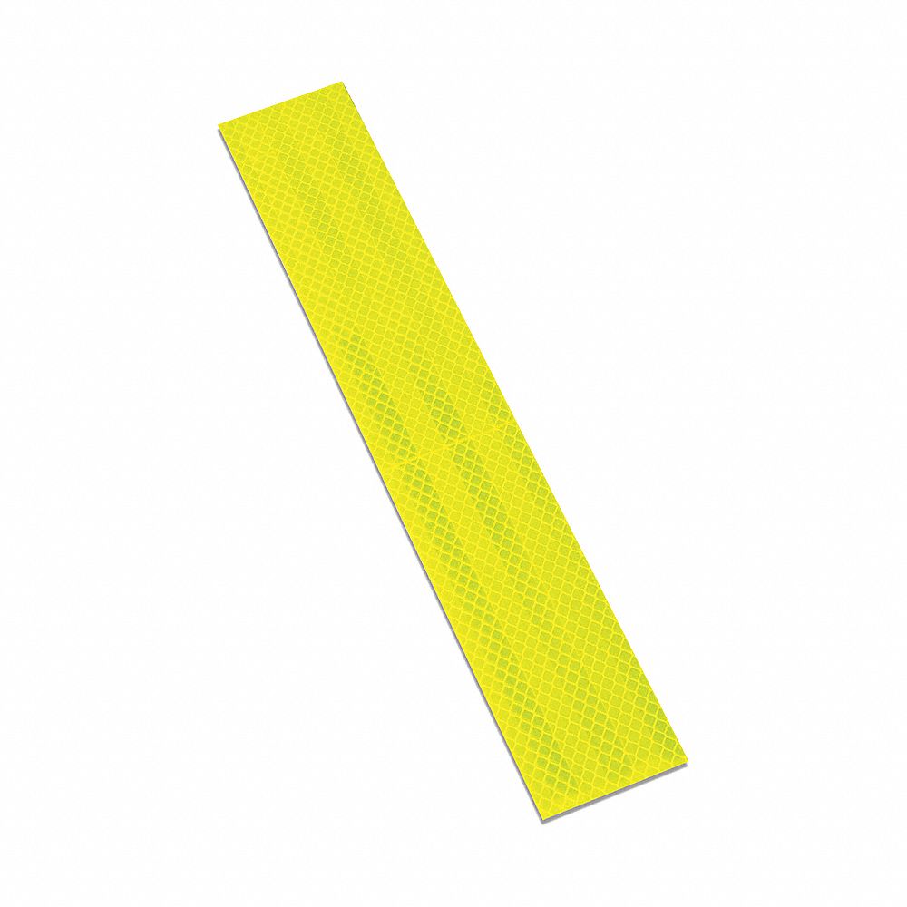 Conspicuity Marking, Fluorescent Yellow-Green, Configurable, 10PK