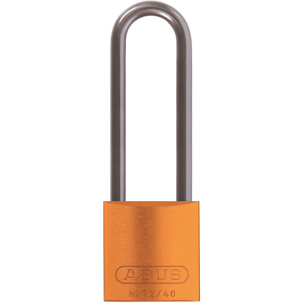 Lockout Padlock Keyed Different Orange 1/4 Inch Diameter