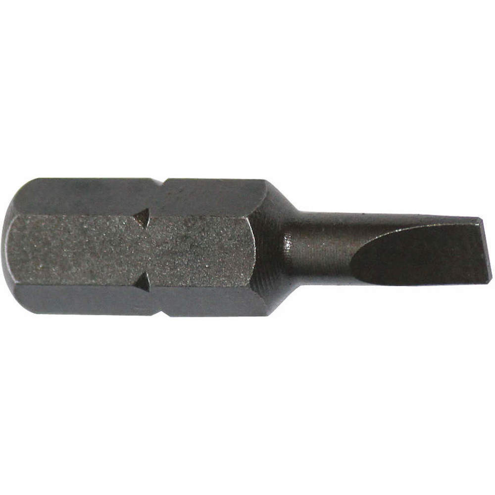 Screwdriver Bit 2F-3R Slotted 1/4 Shank PK5, 5PK