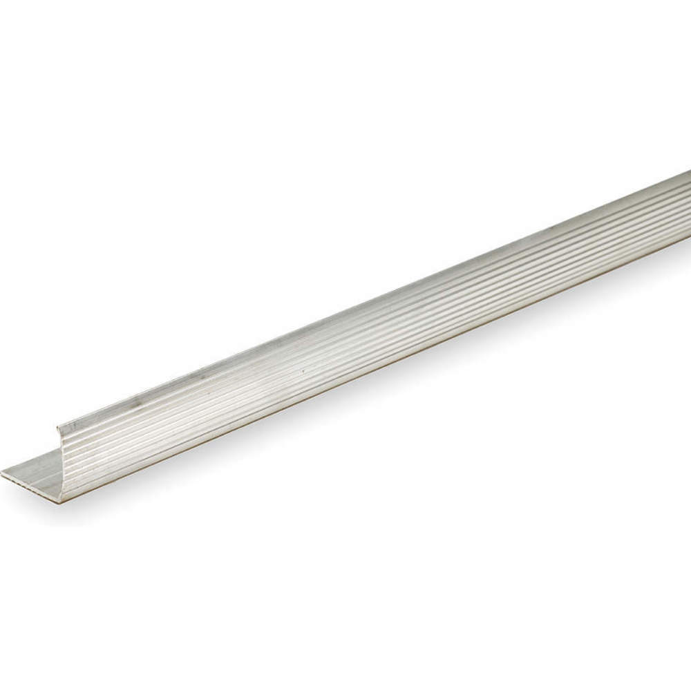 Fluted Stair Edging Silver Aluminium 8 Feet Width
