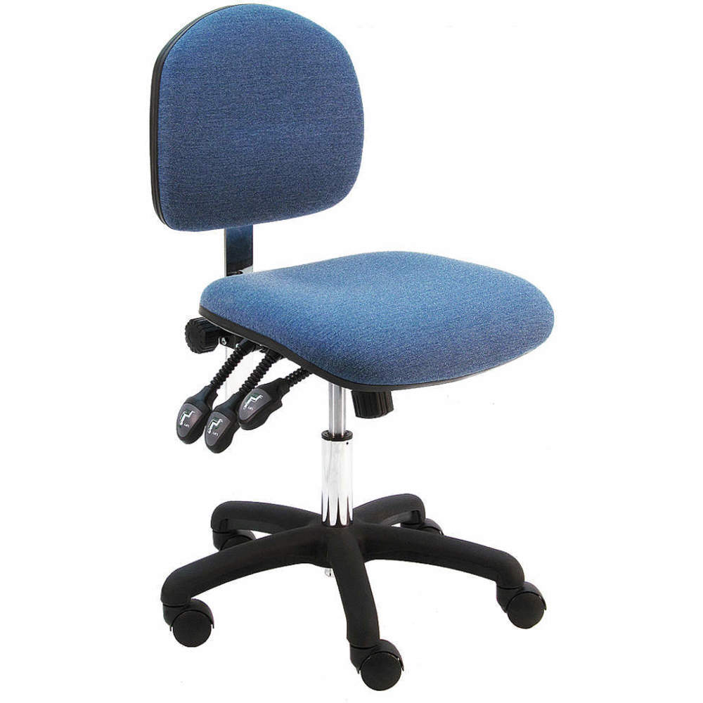 Task Chair 450 Lb Blue Reinforced Nylon
