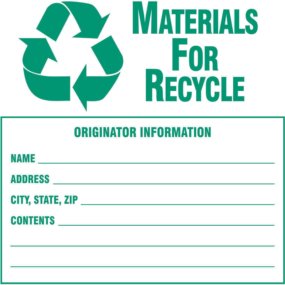 BRADY Non Hazardous and Hazardous Waste Labels