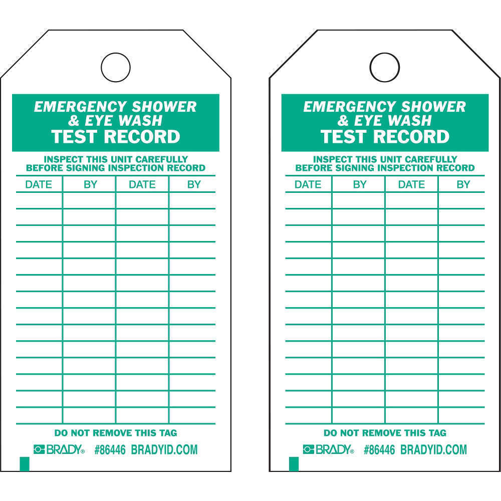 BRADY Repair and Inspection Tags