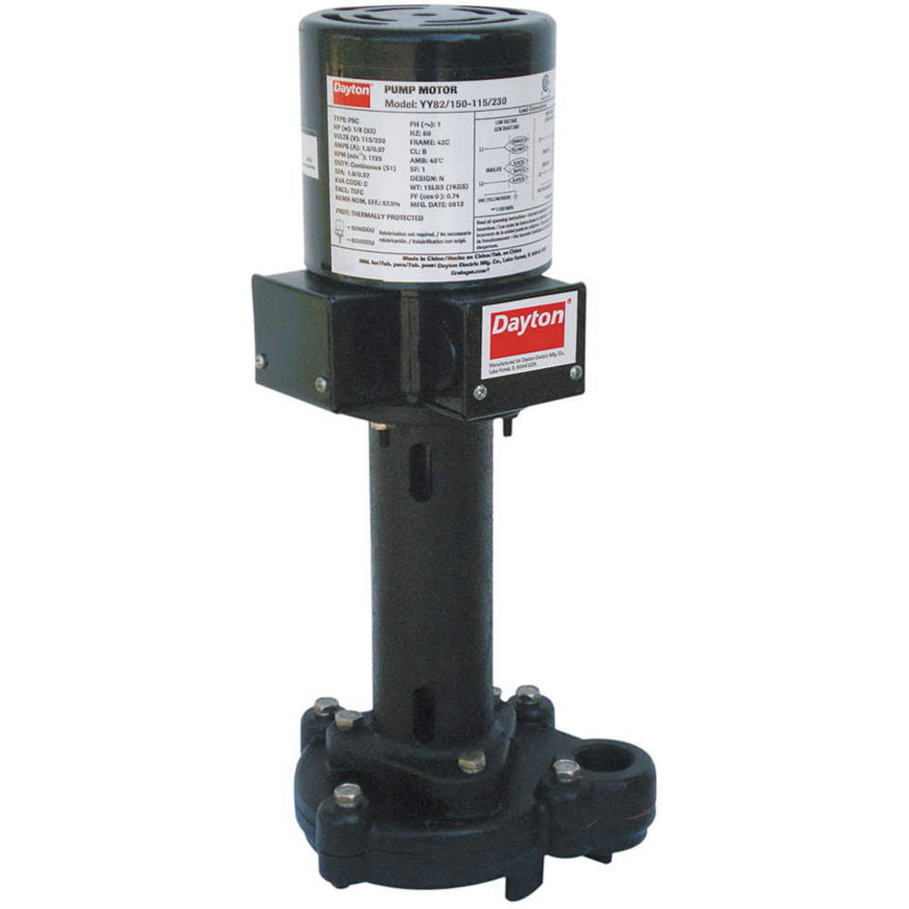 Pump Coolant 1/8hp 115/230v 2.15/1.08 Amp
