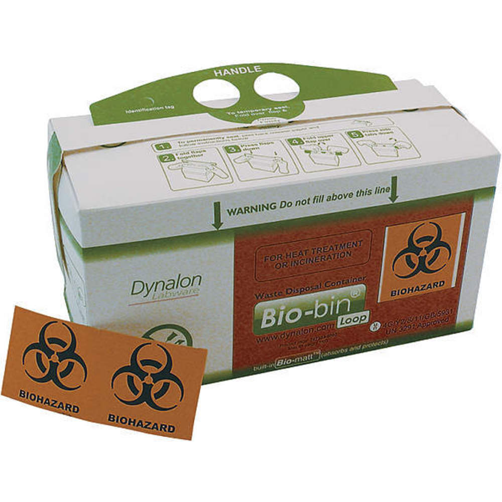 DYNALON Biohazard Waste Cans