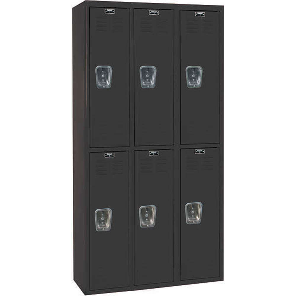 Black Tie Locker Black 36 Inch Width x 18 Inch Depth x 72 Inch Height