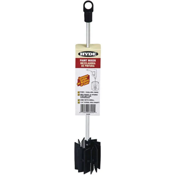 Paint Mixer 1/4 Diameter 11 Inch Length 1 Gallon