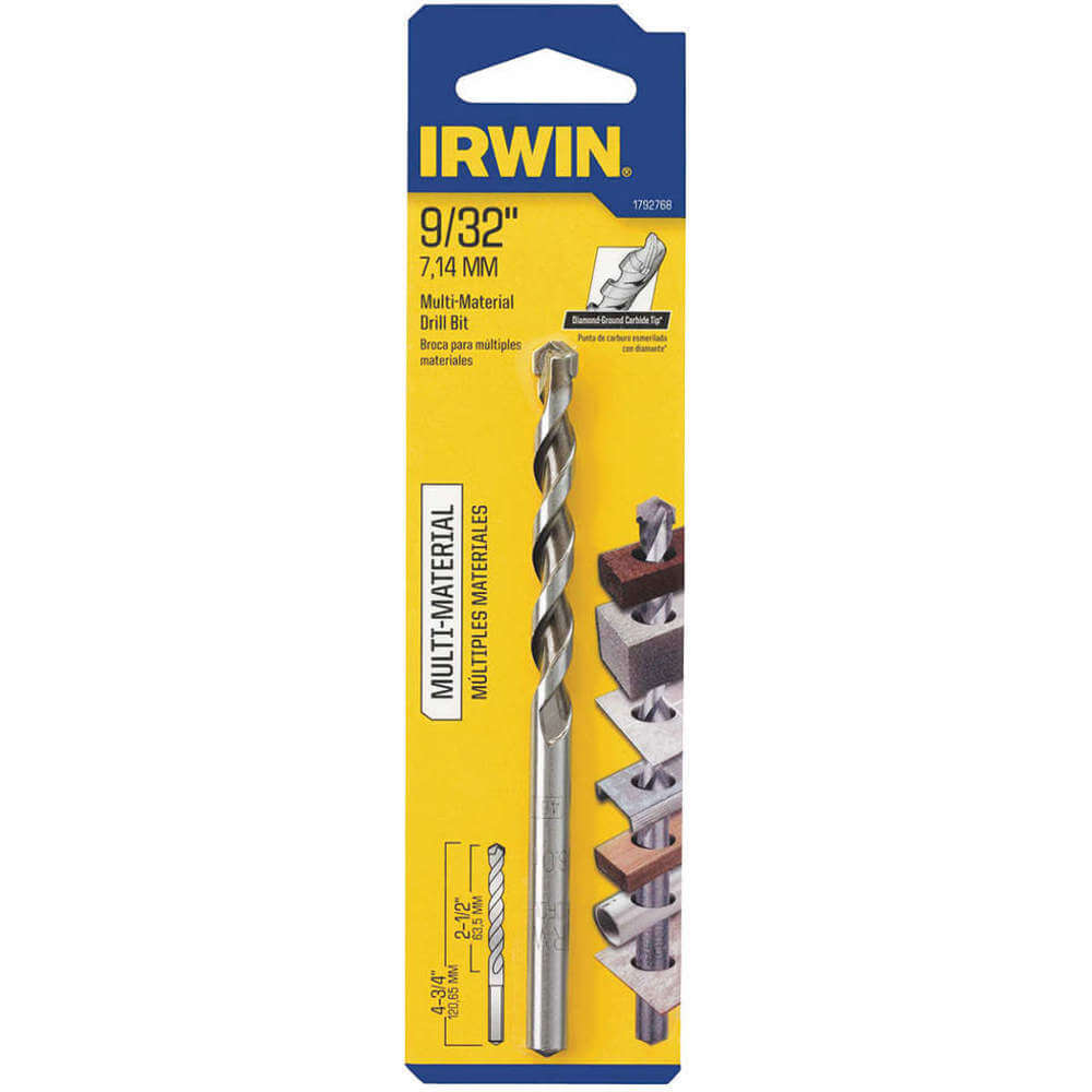 IRWIN INDUSTRIAL TOOLS Carbide-Tipped Drill Bits