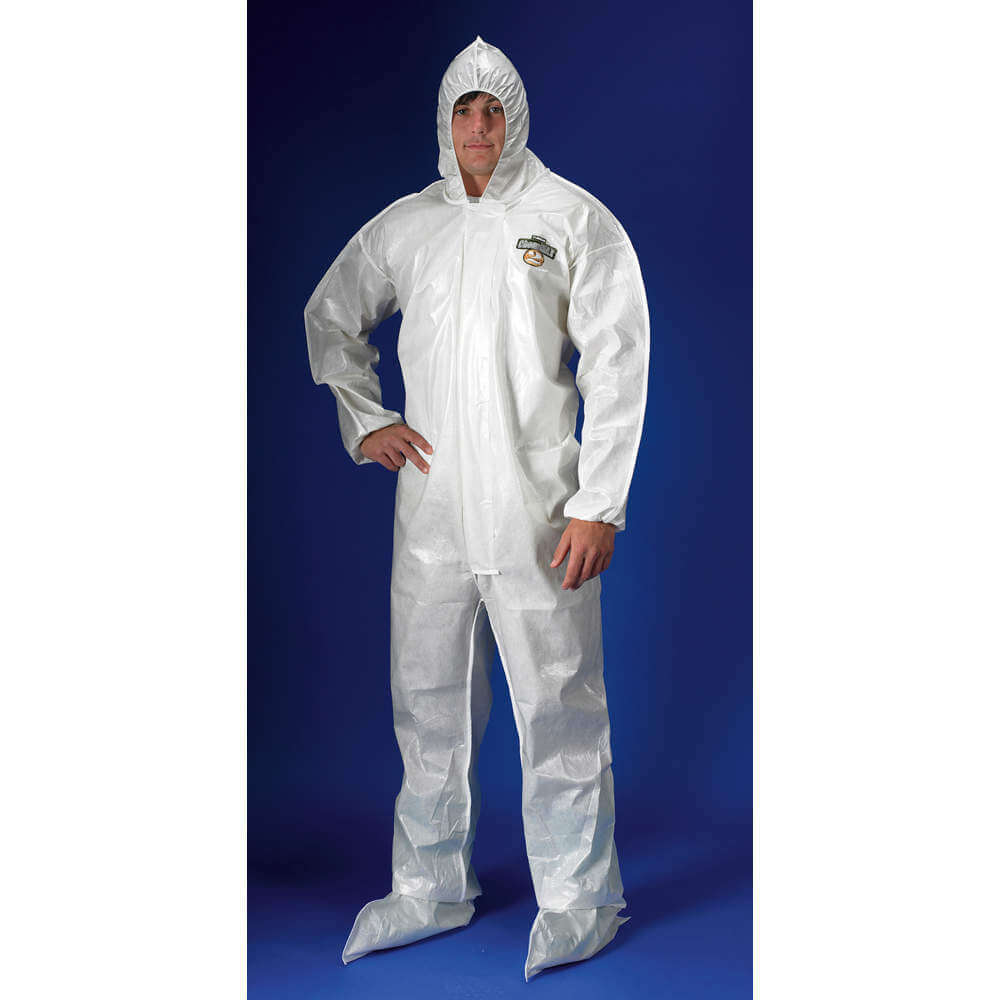 Hooded Chemmax (r) 2 White Bound 2xl