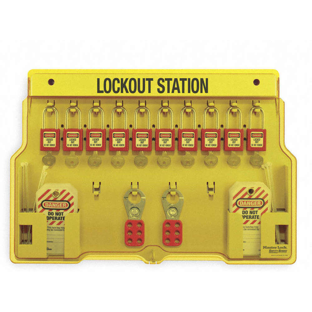 Lockout Station Filled 36 Components