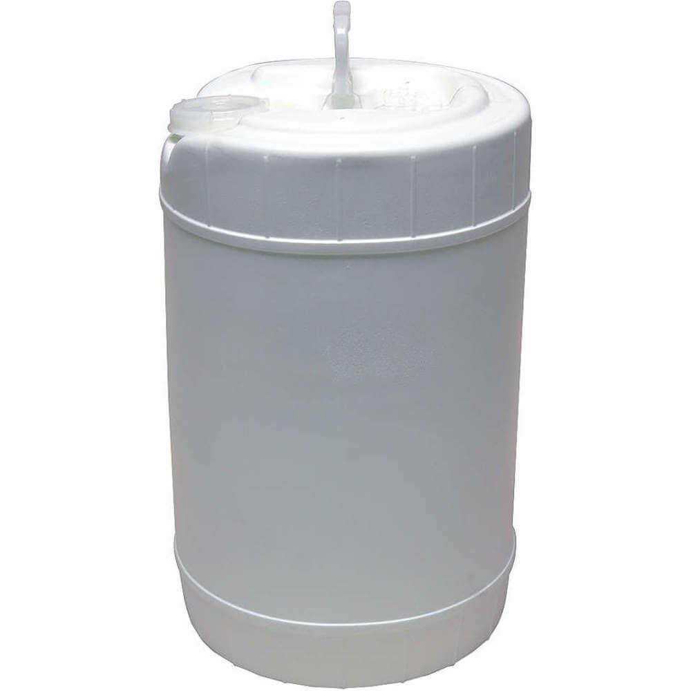 Pail Screw Top Round 6 Gallon PE White