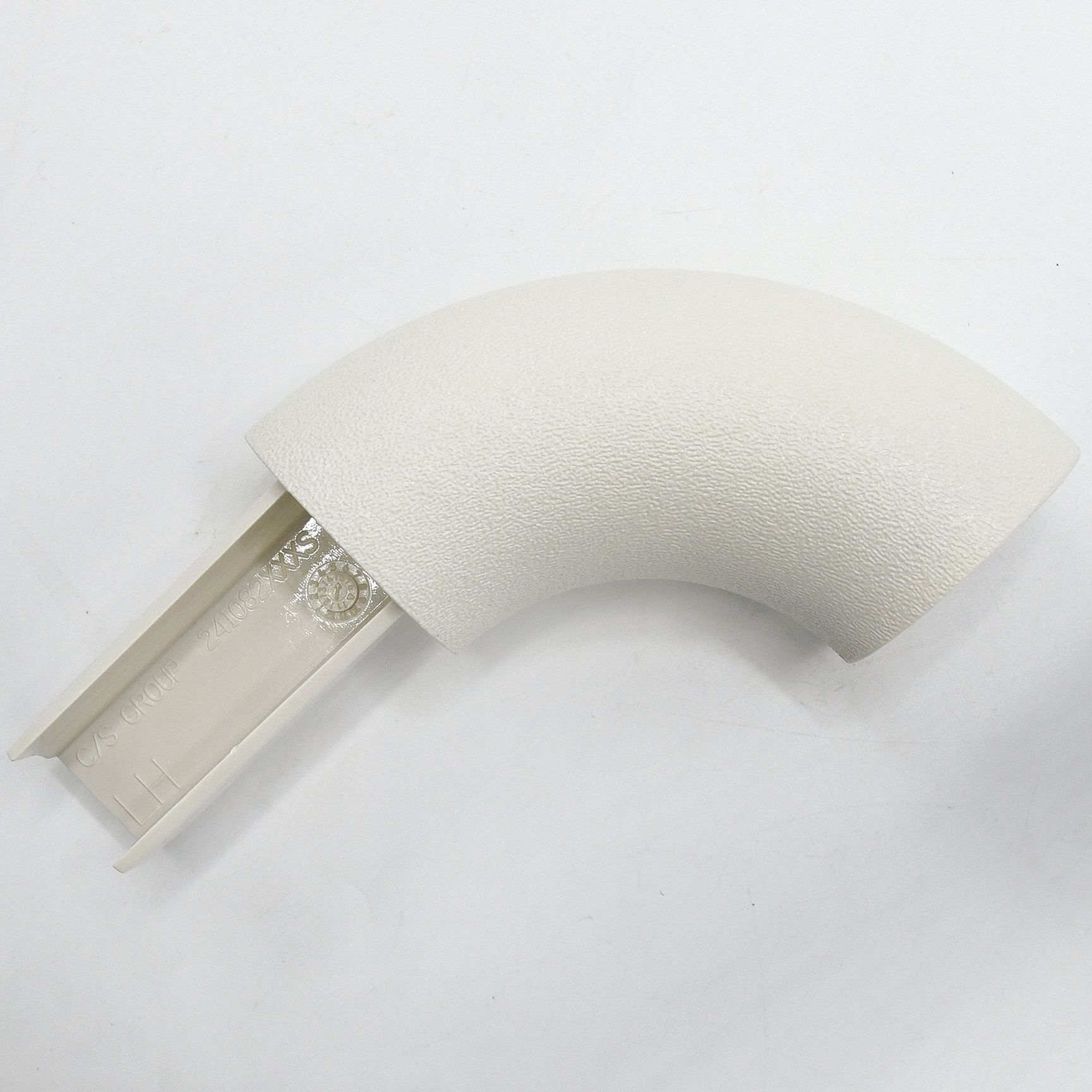 Right Handrail Return, Impact Resistant, Mission White