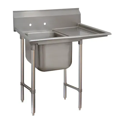 Regaline Sink, 1-Cpt., Right-Hand, 24 Inch F-To-B X 18 Inch
