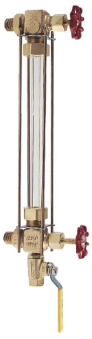 Water Gauge, 1/2 Inch Size, Bronze