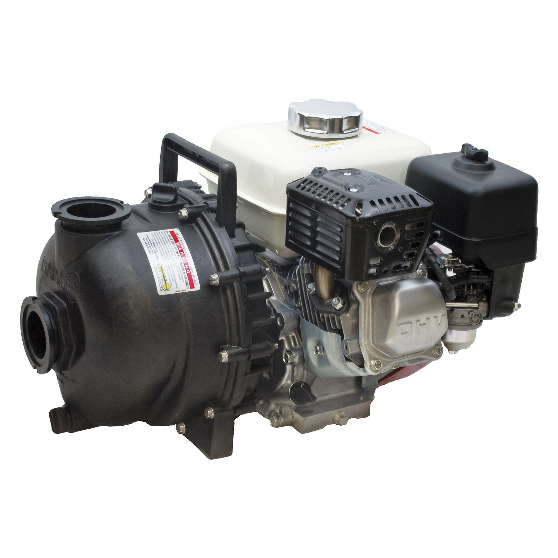 Full Port Manifold Pump With 6.5 HP Engine, 2 Inch Size