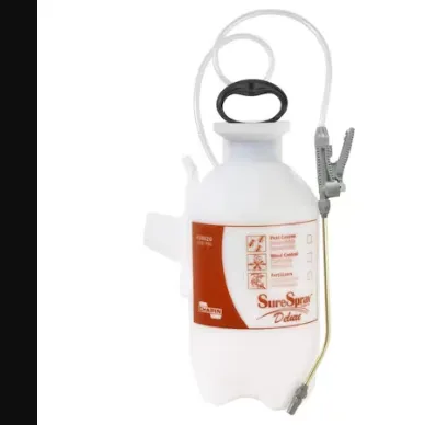 Handheld Sprayer, Polyethylene, 2 gal, 2 Gal. Sprayer Tank Capacity, 34 Inch Size