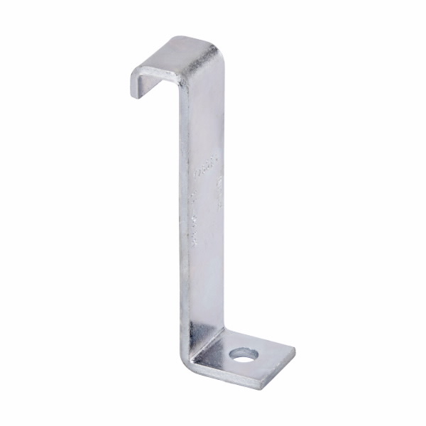 Channel Hanger Bracket, 3.25 x 0.81 x 1.62 Inch Size, Steel, Electro Plated Zinc