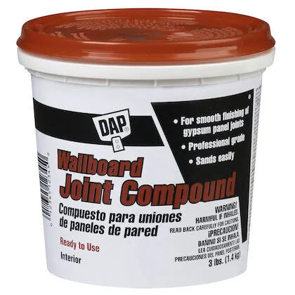 Joint Compound, White Color, 3 lbs, 6PK