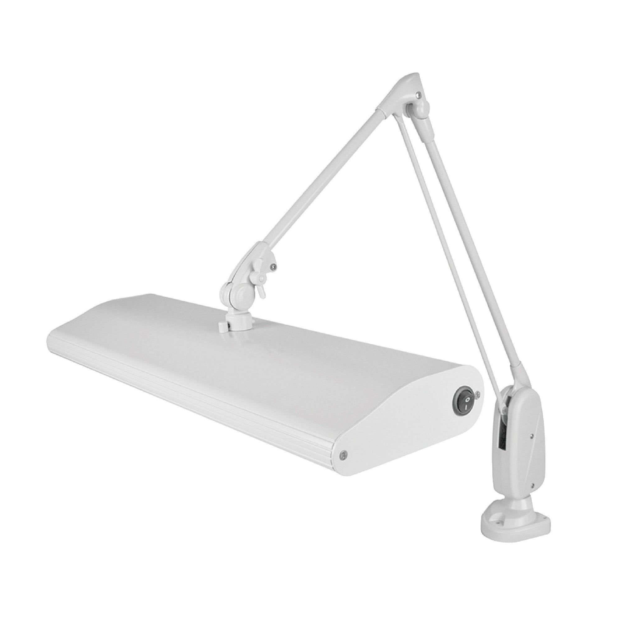 Classic Arm Clamp Light, Daylight, 45W, Dove Grey, 33 Inch