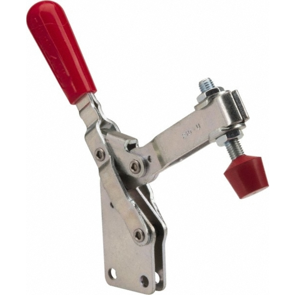 Vertical Hold Down Clamp, Straight Base, 600 lb Capacity