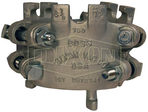 Boss Clamp, 6 Grip Fingers Plated Iron, 6 Inch Size, Bolt MB1250