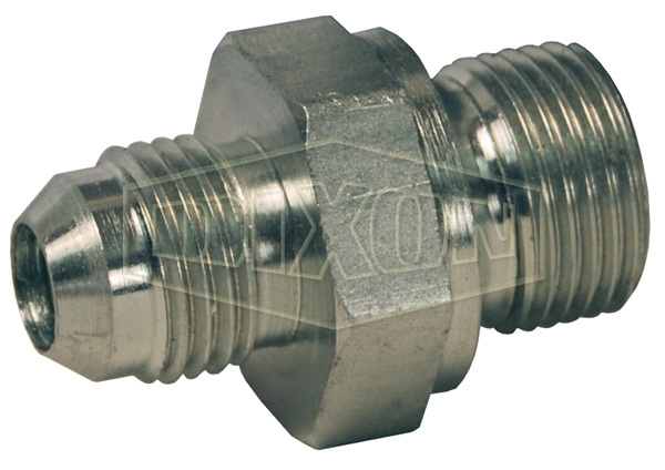 British Thread Adapter Male JIC 37 Deg. Flare x Male Bspp