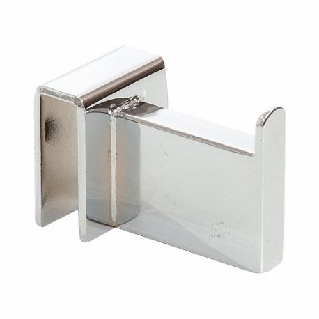 Tube, 1/4 In Wd., 35 lbs. Load Capacity, Chrome, Steel, 24PK