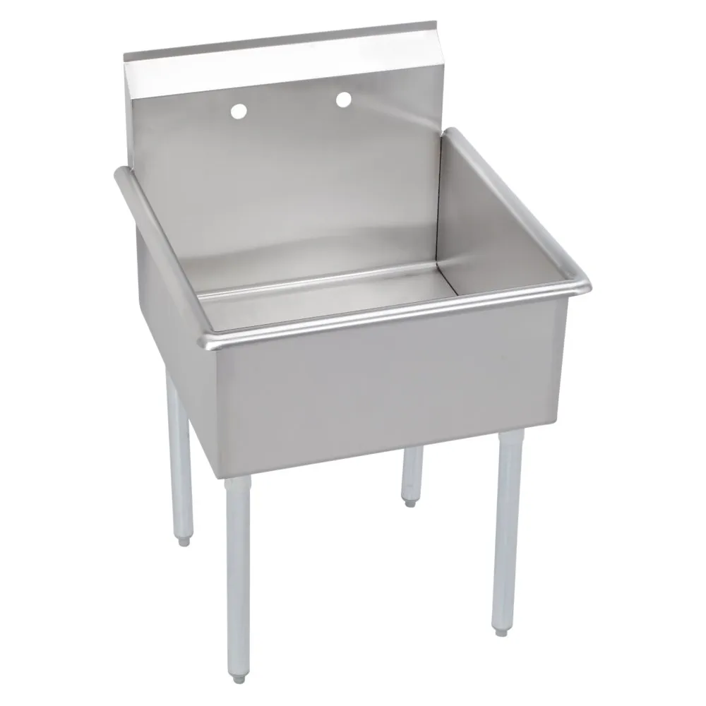 Sink with Stainless Steel Leg, 21x 21-1/2 x 42 Inch Size