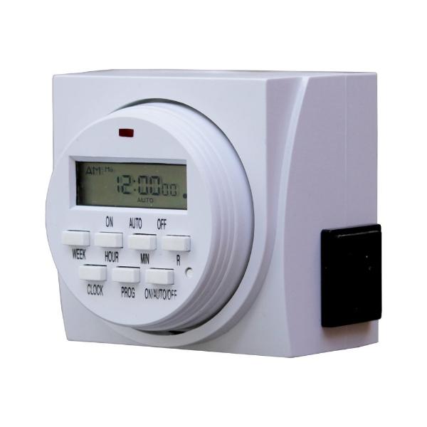 Programmable Digital Timer, 7 Day, 120V, 15A