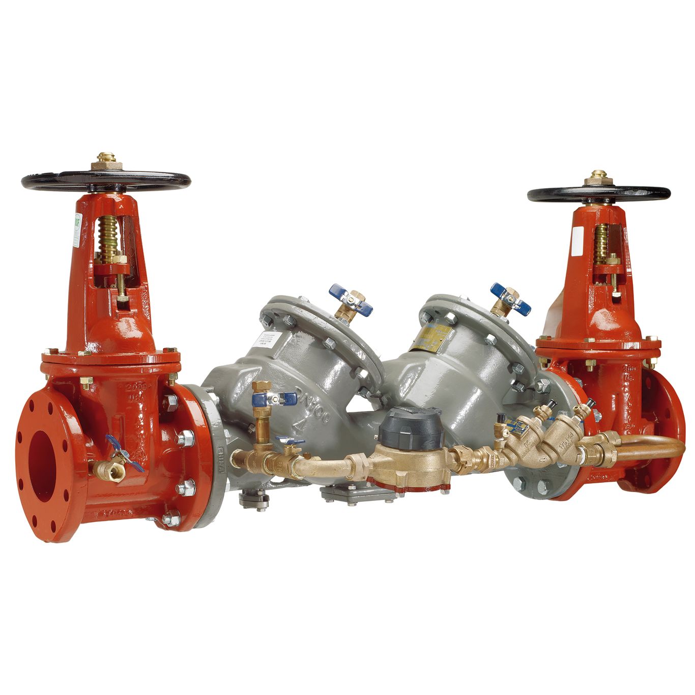 Backflow Preventer Assembly, Gate Valve, 10 Inch Size, Ductile Iron