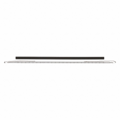 Electric Infrared Tubular Heater Element, 2, 500 W Watt Output, 240VAC, 240VAC, Clear