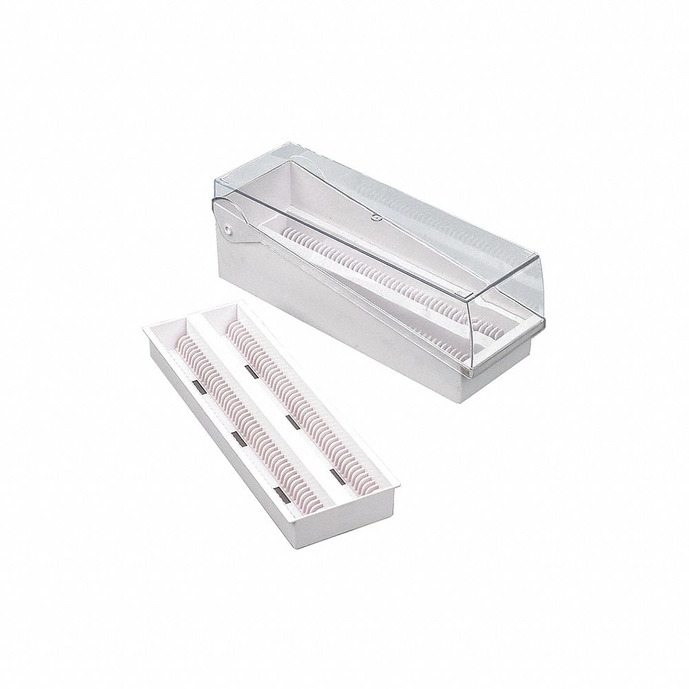 ABS Plastic Slide Tray, Size 235 x 83 mm, White, PK 12, 12PK