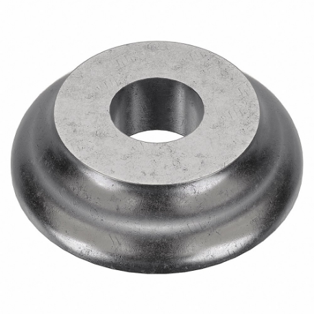 Washer, Silver, Hot Dipped Galv, 2 In Bottom O.D., Cast Iron, 50PK