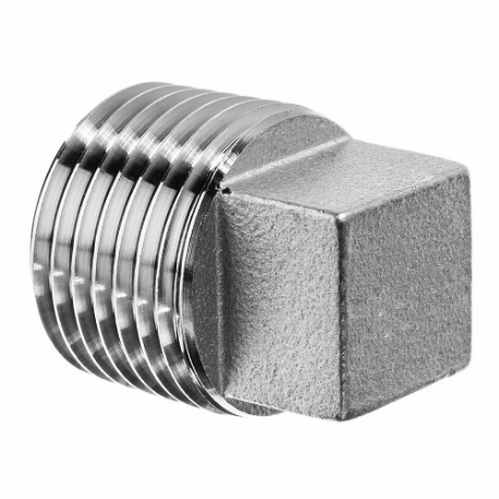 Square Head Plug, Aluminum, 3 Inch Pipe, Class 150, Male Npt