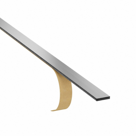 Buna-N Strip, Closed Cell, 1/2 Inch X 10 Ft, 3/16 Inch Thick, 1-Sided Adhesive, Black