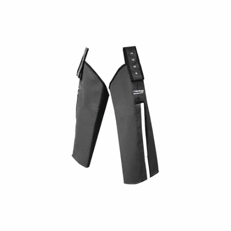 Chaps, ANSI/ISEA Cut Level A7, SuperFabric, Gray, 3XL, 1 Pair