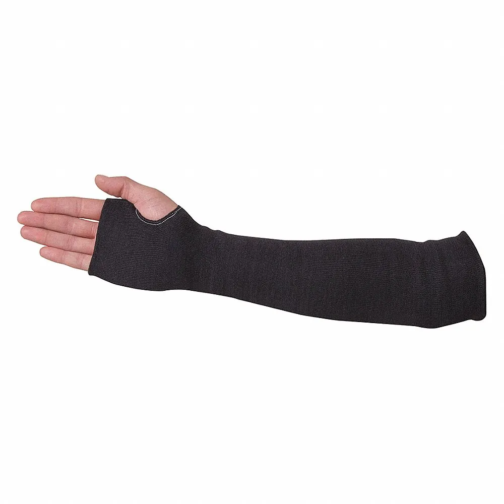 Cut-Resistant Sleeves, ANSI/ISEA Cut Level 4, Black