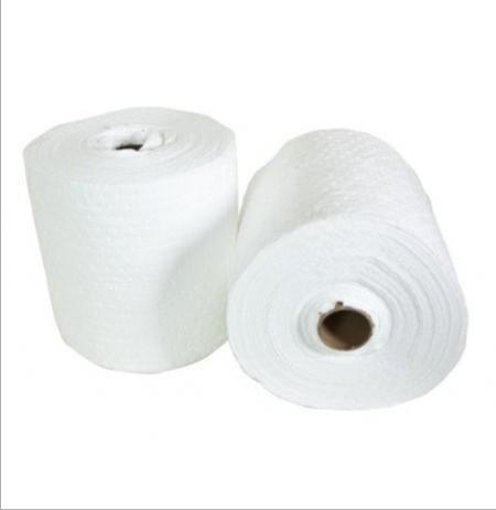 Sorbent Roll, Oil, Medium, 15 Inch Width x 150 Feet Depth, 51 Gallon, White, 2PK