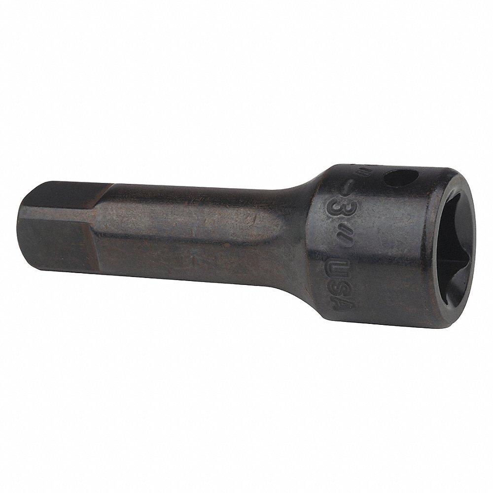 Impact Extension, 3 Inch Length, 1/2 Inch Drive, Steel