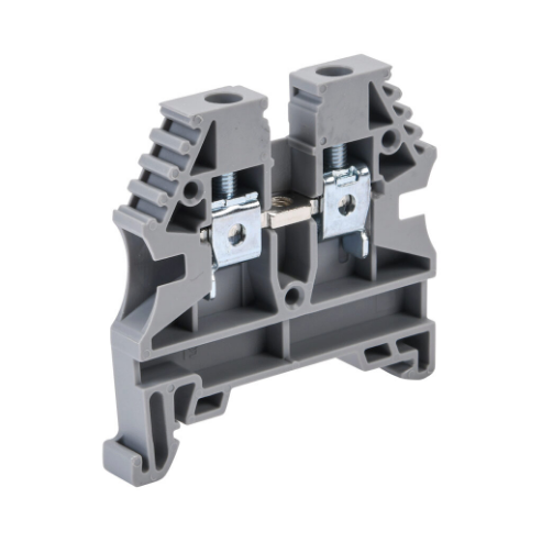 Terminal Block, 26-10 Awg, Gray, 30A, 35mm Din Rail Mount, 80PK