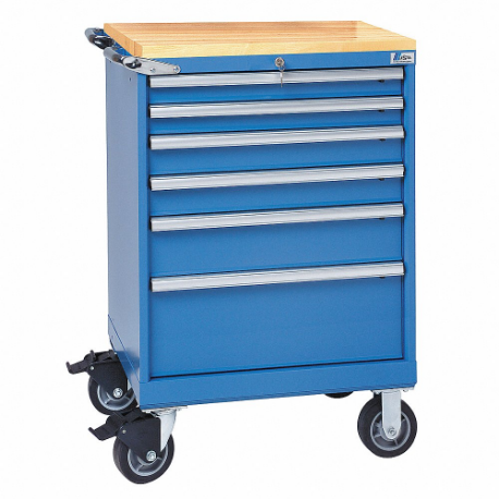 LISTA XSST0750-0505N-M/BB-BT Modular Drawer Cabinet, 28 1/4 Inch Size x 22 1/2 Inch Size x 43 1/4 in, 6 Drawers | CR9PGN
