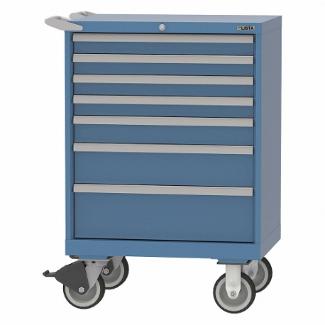 LISTA XSST0750-0701-M Modular Drawer Cabinet, 28 1/4 Inch Size x 22 1/2 Inch Size x 41 1/2 in, 7 Drawers | CR9PGL