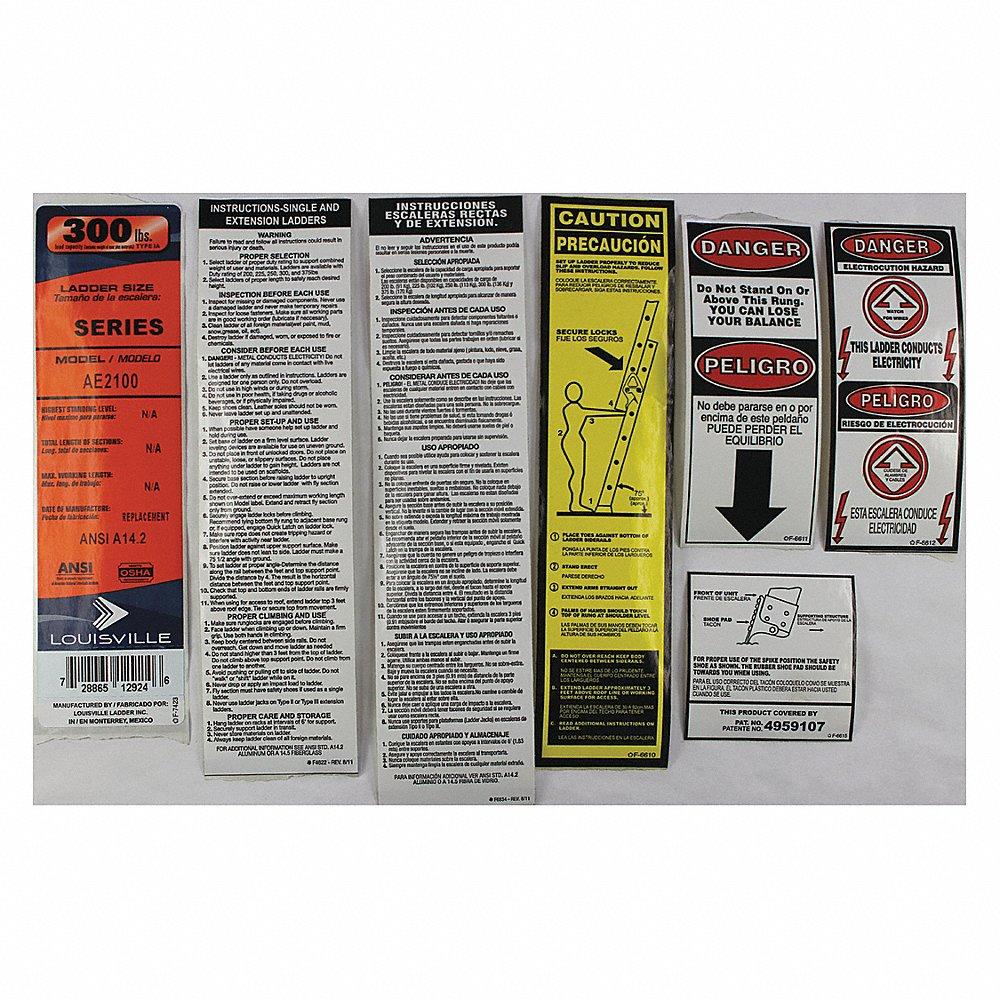 LOUISVILLE Equipment and Safety Labels