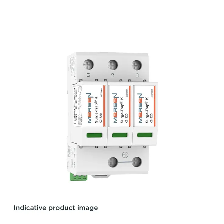 Surge Protection Device, T2, 3P, Uc 320 VAC
