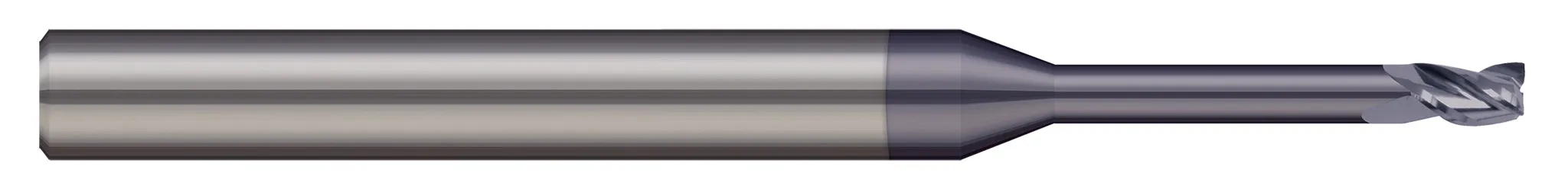 End Mill, 2.500 mm Cutter Dia., 2.400 mm Neck Dia., 3 mm Length of Cut
