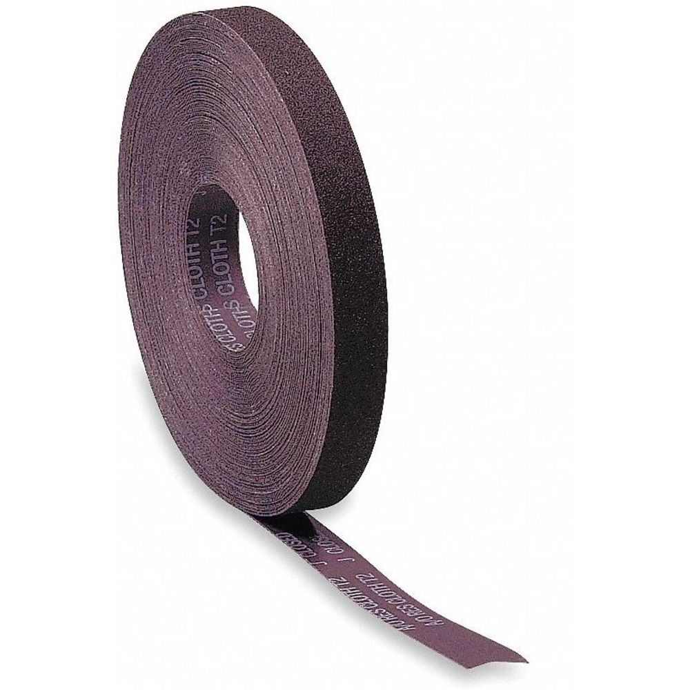 Abrasive Roll, Very Fine, Aluminium Oxide, 150 Feet L x 1-1/2 Inch W, 180 Grit