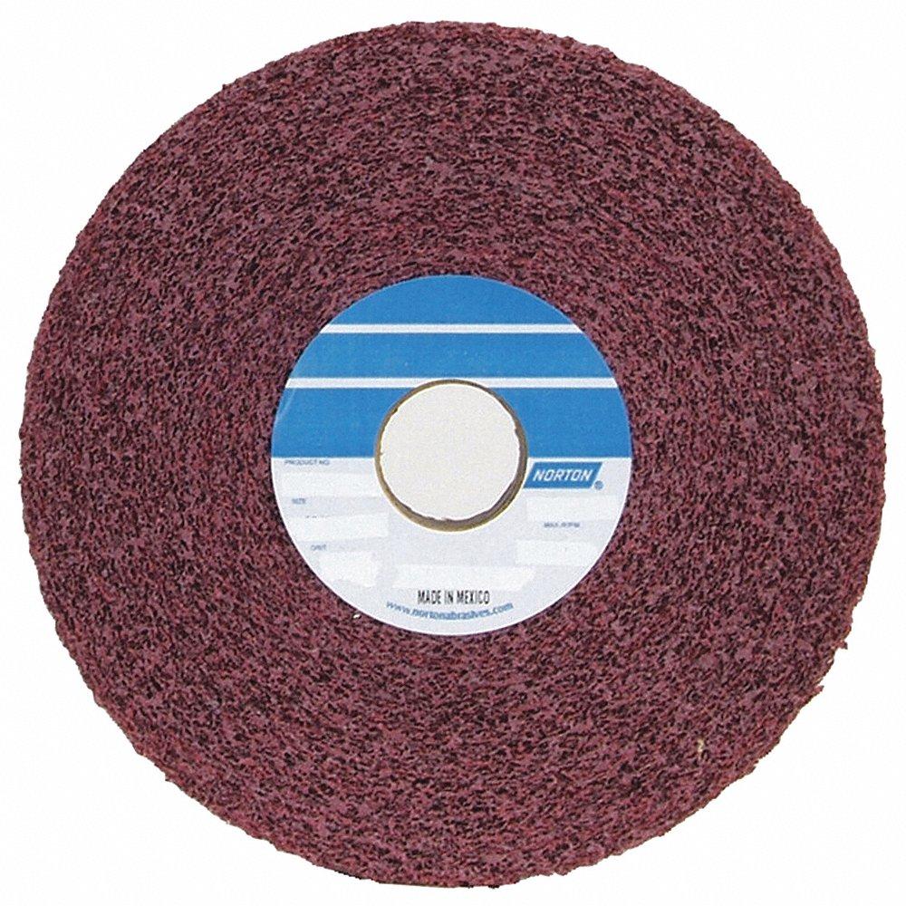Convolute Wheel, 2 Inch Width, Aluminum Oxide, 5 Inch Arbor Hole, Medium