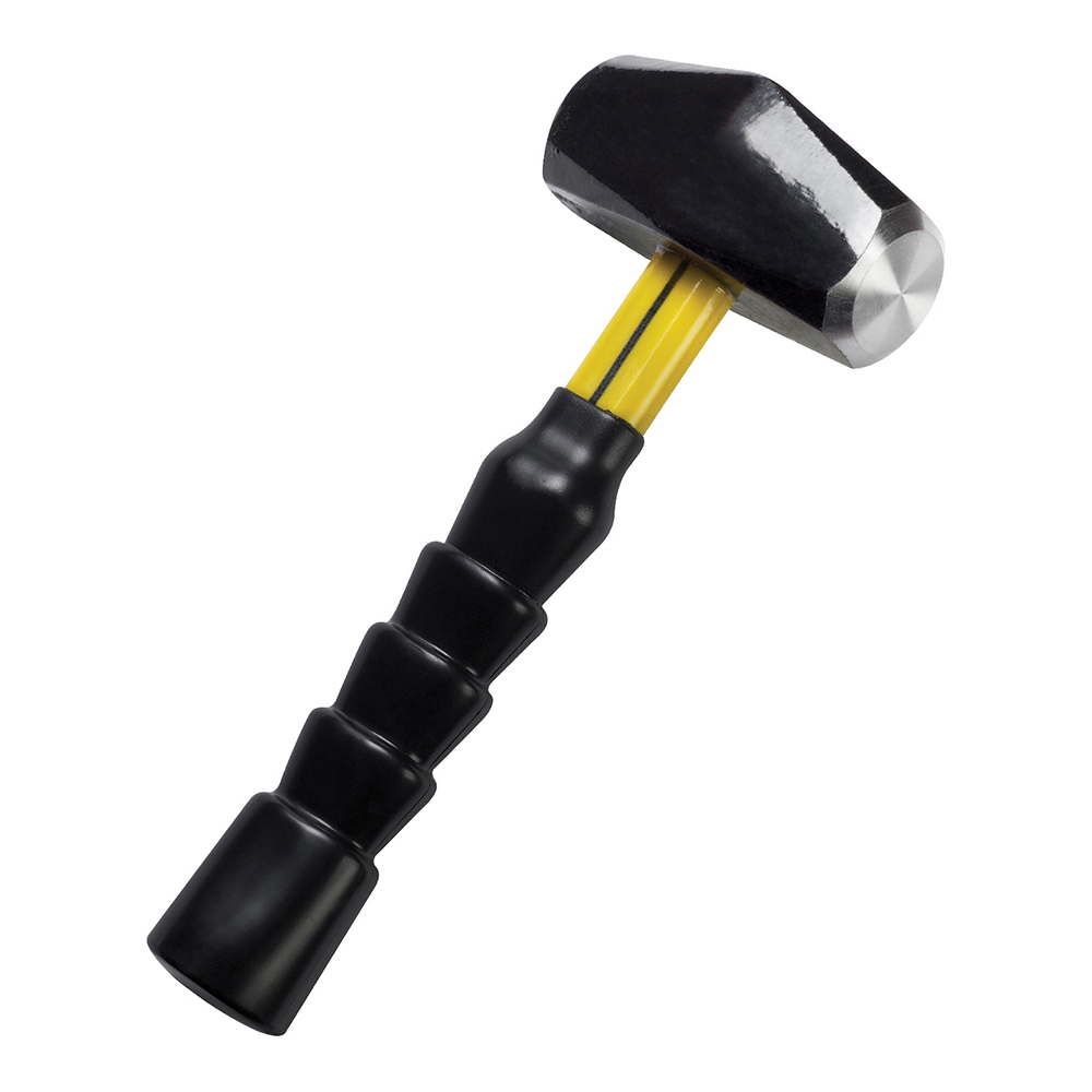 Hand Drilling Hammer, 4 lbs. Weight, SG Grip, 10 Inch Classic Handle, Fiberglass, 2PK