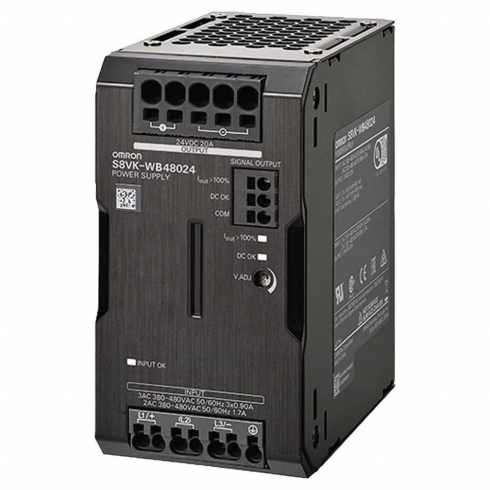 Power Supply, 100 To 240 V AC, Single, 24 V DC, 120 W, 5 A, Din Rail